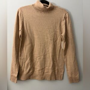 BNWT Amazon Essentials Tan Turtleneck Sweater